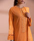 Peach Coral Ladies Unstitched Three Piece